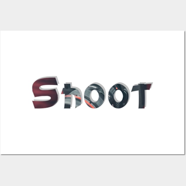 Shoot Wall Art by afternoontees